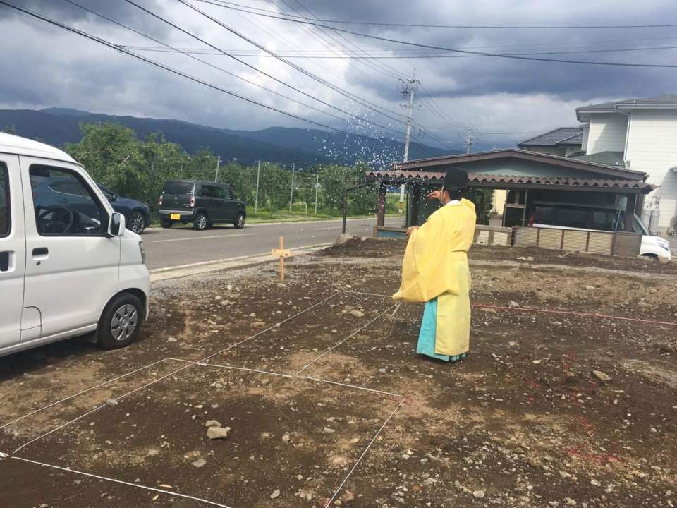 地鎮祭　着工式を行いました！