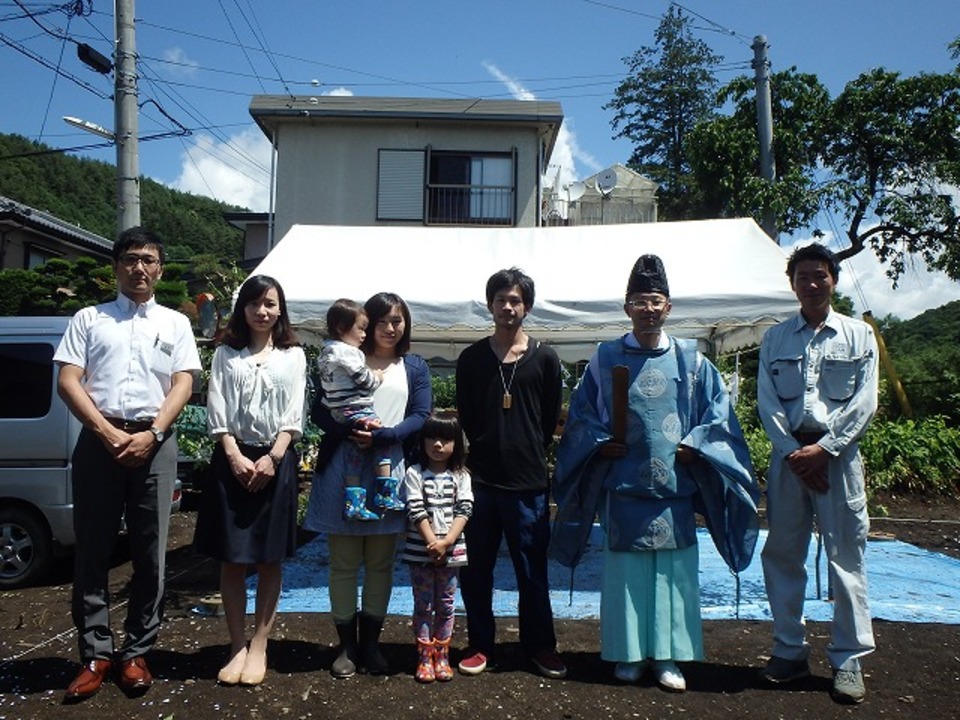 地鎮祭。おめでとうございます！