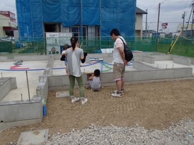 お施主様基礎完了検査①