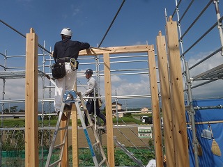 建て方一日目