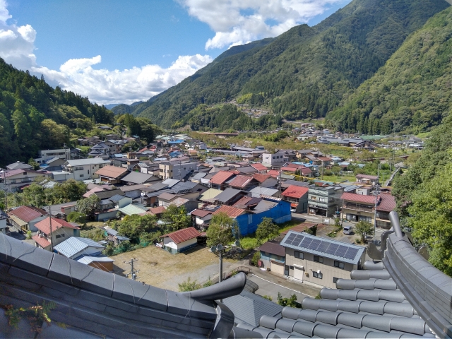 飯田市の街並み