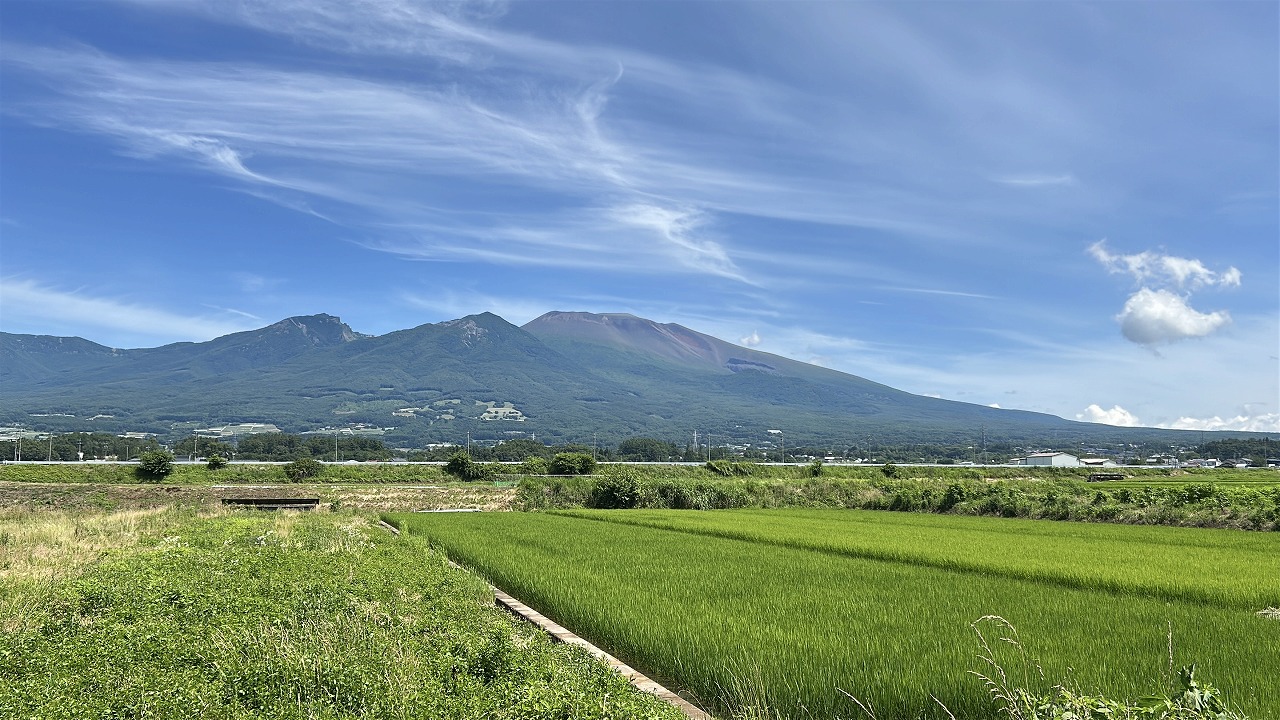 浅間山の風景