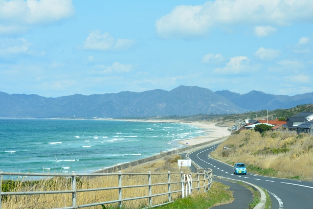 出雲市の海岸