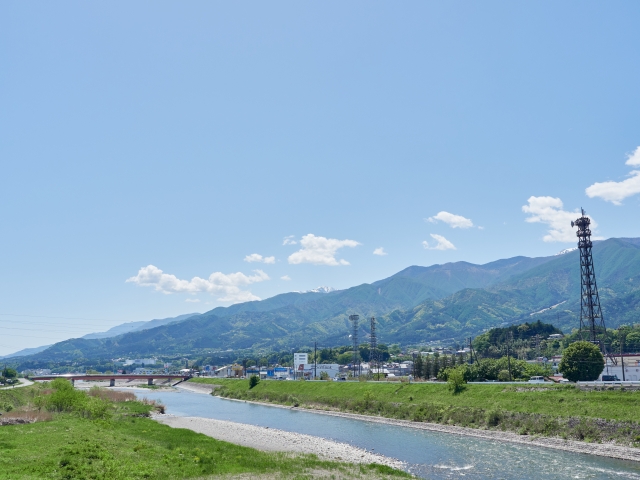 伊那市の風景