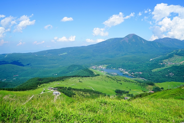 車山高原からの景色