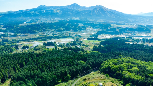 南阿曽村の風景