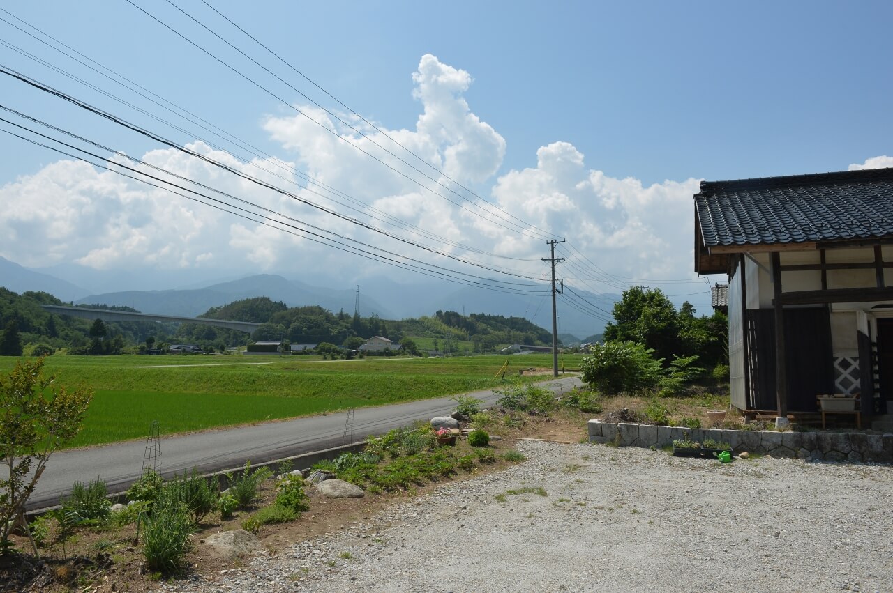 飯島町の田園風景