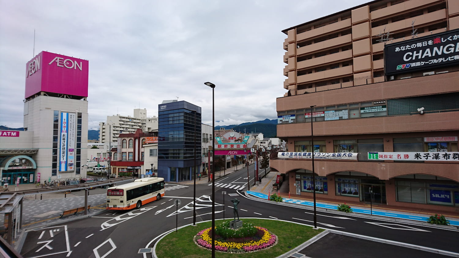 須坂駅ロータリー