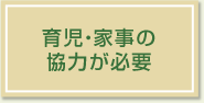 育児・家事の協力が必要