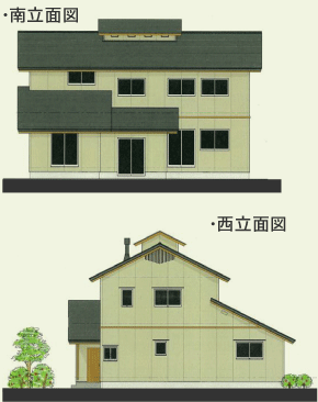 上下階にキッチンのある家